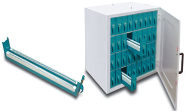 Шкаф для хранения и архивирования препаратов на предметных стеклах, на 2520 стекол, Equitron Medica