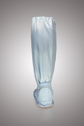 Бахилы для чистых помещений, высокие, на твердой подошве из износостойкого листового материала, без молнии Фото 4