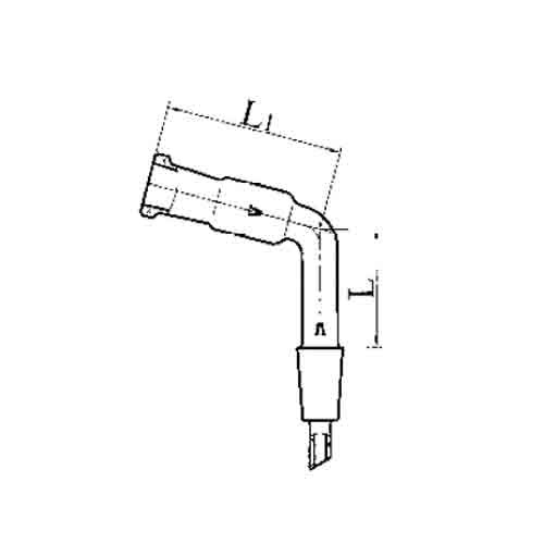 Изгиб под углом 105º, И<105º КМ-14/23-14/23, ГОСТ 25336-82, Россия