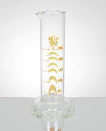 Цилиндр мерный, класс В, 100,0 мл, ц.д. 2,0 мл, БС, низкий, градуировка, шестиугольное основание, 2 шт./уп., Glasscolab, Индия