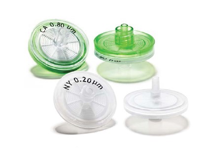 Фильтрующая насадка, d пор 0,4 мкм, d мембраны 25 мм, нейлон, ABLUO, 500 шт., GVS