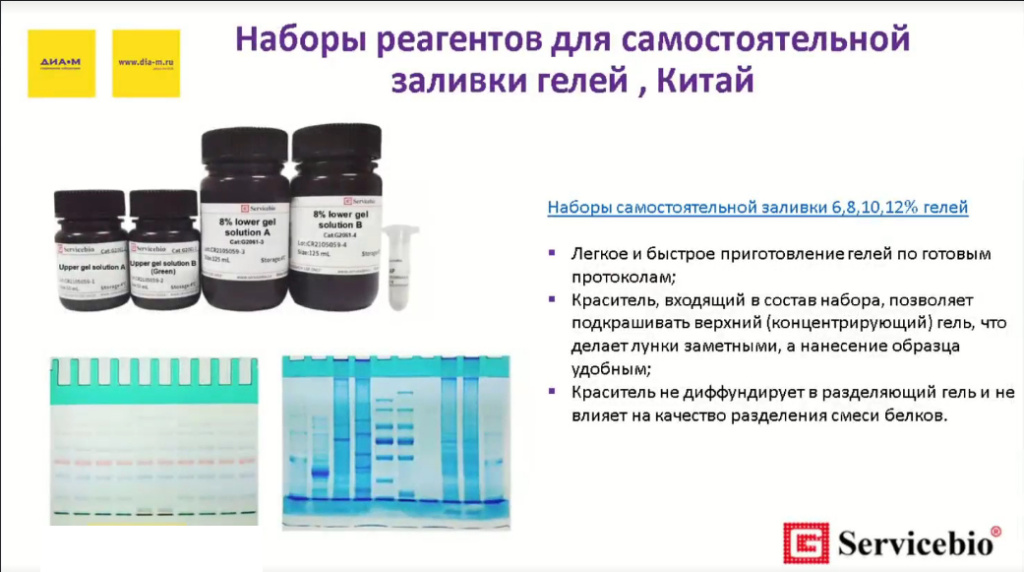 Наборы реагентров для самостоятельной заливки гелей, Китай
