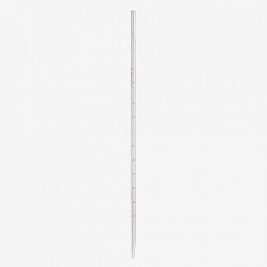 Пипетка стеклянная, 1 мл, НС, градуированная, частичный слив, тип 1, исполнение 2, 2 класс точности, 1 шт./уп.