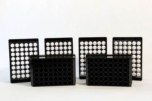 Планшет с лепестковыми лунками Flower Plate, прозрачное дно, рН- и O₂-оптоды, для низких значений рН, 10 шт. Фото 1