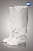 Бахилы для чистых помещений, высокие, на твердой отстегивающейся подошве, без молнии Фото 1