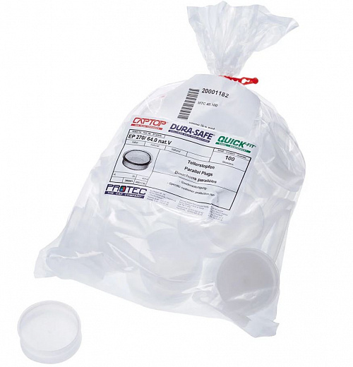 Крышки для перемалывающих камер к мельницам Tube Mill, MTC 40.100, 100 шт.