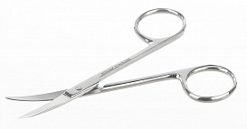 Ножницы для микроскопии, длина лезвия 30 мм, общая длина 100 мм, нерж. сталь