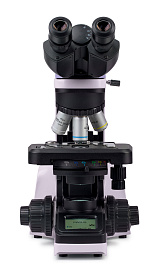 Микроскоп Magus Bio 240B, прямой, бинокуляр/тринокуляр, СП, планахромат 4×, 10×, 40×, 100× (вид спереди)