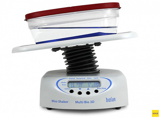 Шейкер, три типа движения, 1–100 об/мин, Multi Bio 3D