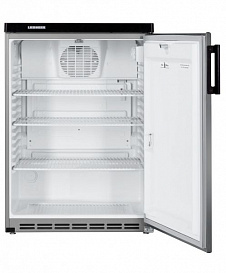 Холодильник, 180 л, +1…+15 °C,  глухая дверь, серебристый, FKvesf 1805