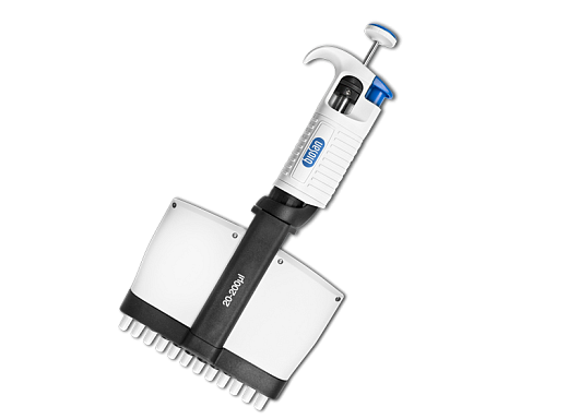 Автоматическая пипетка механическая 0,5-10 мкл, 8-канальная AP8-10, Biosan