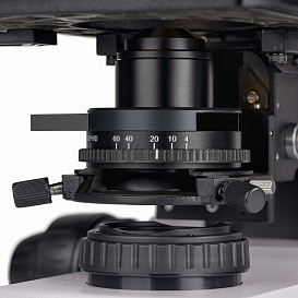 Микроскоп люминесцентный Magus Lum 450L, прямой, тринокуляр, СП, ТП, ЛЮМ, ФК, Пол, планахромат 4×, 10×, 40×, 100×МИ