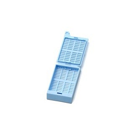 Кассета гистологическая с крышкой, 40 х 28 х 6 мм, 500 шт/упак., Sovtech