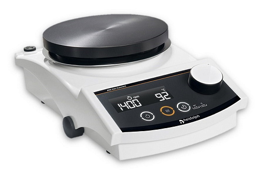 Мешалка магнитная, объём по воде 20 л, d платформы 145 мм, нагрев до 300 °С, 100-1400 об/мин, MR Hei-Connect, вид сбоку,  Heidolph