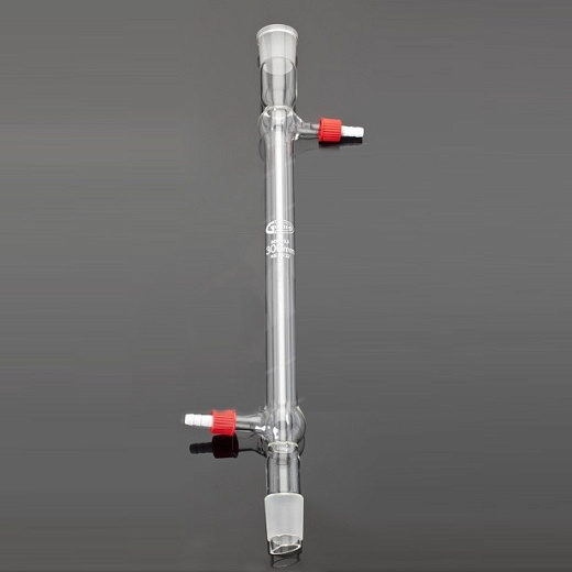 Холодильник с прямой трубкой, (холодильник Либиха), L 120 мм, керн 14/20, муфта 14/20, резьба, Glassco, Индия