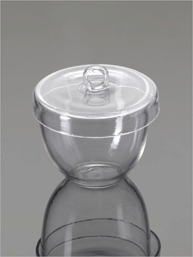 Тигель высокий, 25 мл, кварц, без крышки, 4 шт./уп., Glassco