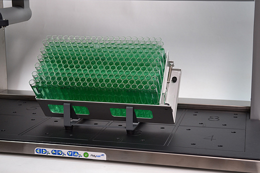 Разливочная станция для пробирок и бутылей, 1000 пробирок в час, 1008 пробирок за запуск, Polywell Фото 2