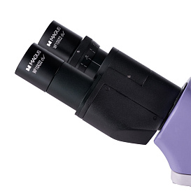 Микроскоп Magus Bio 250B, прямой, бинокуляр/тринокуляр, СП, ТП, ФК, Пол, планахромат 4×, 10×, 40×, 100×МИ