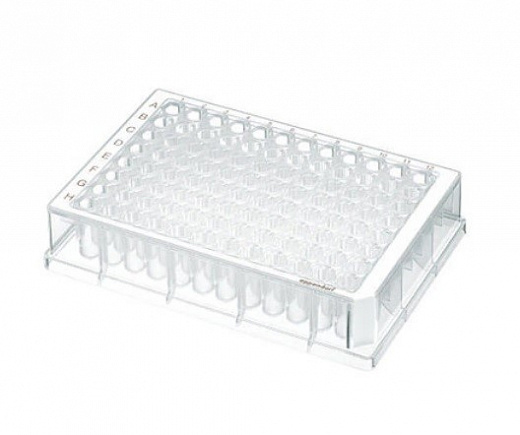 Планшет глубоколуночный, 96/1000, PCR clean, белая рамка, 80 шт.