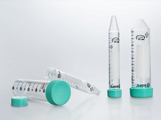 Пробирки 50 мл, ПП, резьбовые, конические, с плоской крышкой, нестерильные, 12000 g, 50 шт./уп., 500 шт./кор., Jet Biofil