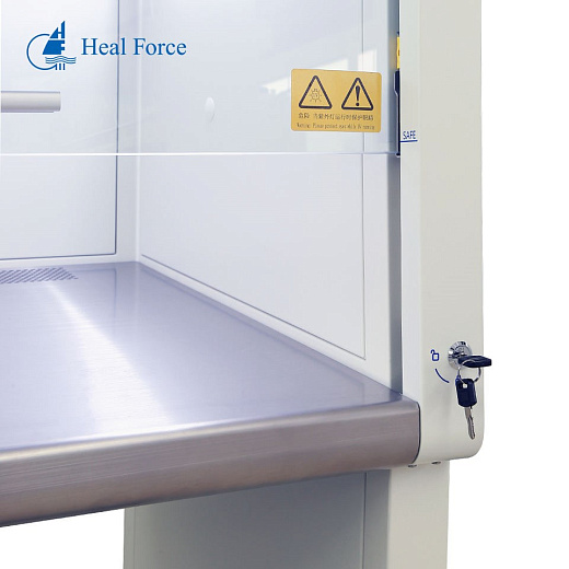 Бокс (шкаф) биологической безопасности, класс I, OptiClean-900, замок для фронтального стекла