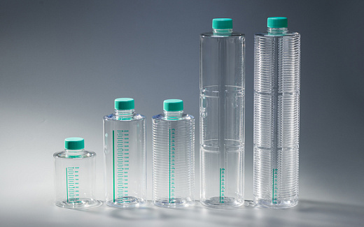 Роллерные бутыли 850 см², гладкие стенки, необработанная поверхность, невент. крышка