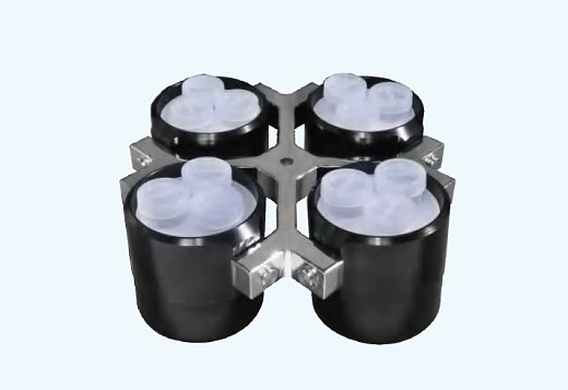 Адаптер для пробирок 100 мл, на 3 места каждый, максимально 12×100 мл в роторе 4×750 мл, 4 шт., Shuke, Китай