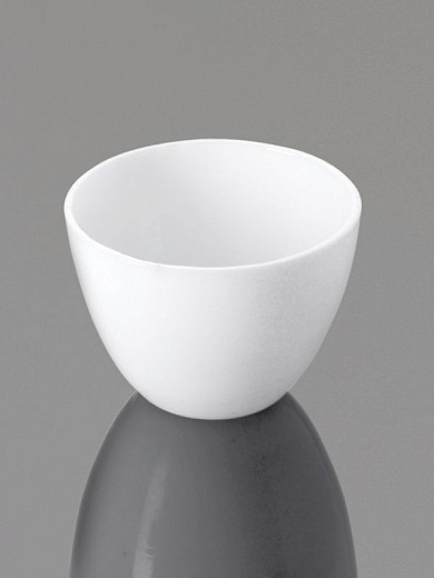 Тигель низкий, 2 мл, 18×12 мм, фарфор, c крышкой, 6 шт./уп., Glassco