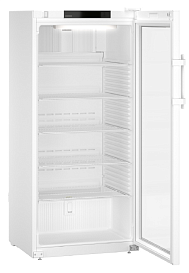 Холодильник +3…+16 °С, 440 л, стеклянная дверь, SRFvg 5511, открытая дверца