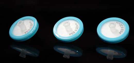 Фильтрующая насадка, d пор 0,22 мкм, d мембраны 30 мм, полиэфирсульфон  (PES), стерильные, 3 шт.