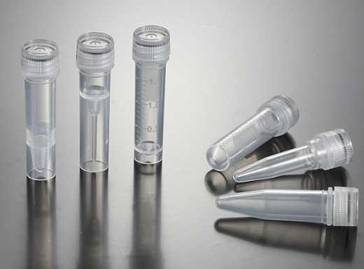 Пробирки 50 мл, резьбовые, свободностоящие, стерильные, 25 шт./уп., 500 шт./кор.