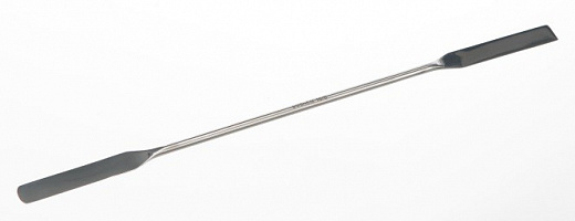 Шпатель двухсторонний, гибкий, длина 250 мм, лопатка 60×20 мм, диаметр ручки 6 мм, нержавеющая сталь