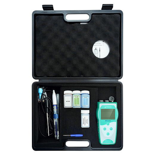 рН-метр, 0-14±0,01, портативный, электрод LabSen 841, PH231SA, серия 230, для щелочных растворов, с кейсом, Apera Instruments