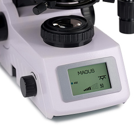 Микроскоп люминесцентный Magus Lum 450L, прямой, тринокуляр, СП, ТП, ЛЮМ, ФК, Пол, планахромат 4×, 10×, 40×, 100×МИ