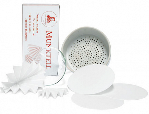 Фильтр бумажный общего назначения  круглый, d 55 мм, тип 3 m/N, 30 с/10 мл, 100 шт/уп. Фото 2