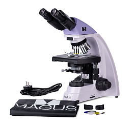 Микроскоп Magus Bio 230B, прямой, бинокуляр/тринокуляр, СП, Ахромат 4×, 10×, 40×, 100× МИ, Magus (комплектация)