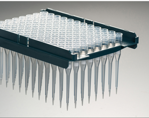 Наконечники для автоматизированных рабочих станций, прозрачные, в штативах, Jet Biofil, Китай