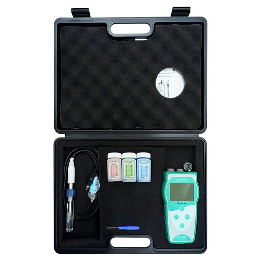 рН-метр, 0-14±0,01, портативный, электрод LabSen 753, PH231SS, серия 230, для полутвердых образцов, с кейсом, Apera Instruments