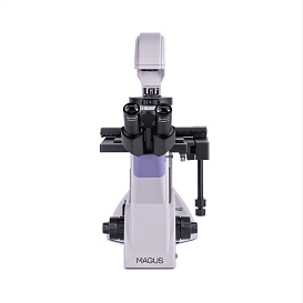 Микроскоп биологический инвертированный, тринокуляр, MAGUS Bio V350 (вид спереди)