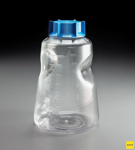 Бутыль 250 мл, d шеи 45 мм, ПС, стерильная, для Steritop, 12 шт.