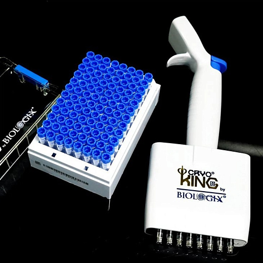 8-канальный кэппер/декаппер для завинчивающихся крышек пробирок с внешней резьбой, Biologix