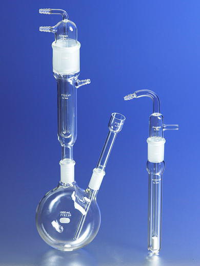 Дистиллятор стеклянный для определения цианидов в воде, 500 мл, 1 шт.