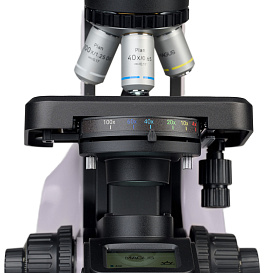 Микроскоп Magus Bio 240B, прямой, бинокуляр/тринокуляр, СП, планахромат 4×, 10×, 40×, 100×МИ