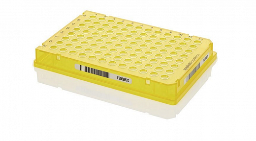 Планшеты для ПЦР, 96-лун., MicroAmp EnduraPlate, с юбкой, со штрих-кодом, оптически прозрачные, желтые, 50 шт./уп.