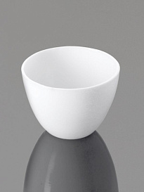 Тигель низкий, 100 мл, 76×46 мм, фарфор, c крышкой, 2 шт./уп., Glassco
