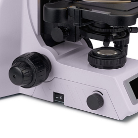 Микроскоп люминесцентный Magus Lum 450L, прямой, тринокуляр, СП, ТП, ЛЮМ, ФК, Пол, планахромат 4×, 10×, 40×, 100×МИ