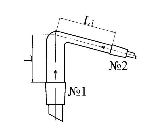 Изгиб под углом 75º, И<75º 2К-29/32-14/23, ГОСТ 25336-82, Россия