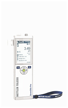 pH-метр/иономер, -2-20±0,001, портативный, без электрода, S8-Meter, серия Seven2Go, Mettler Toledo