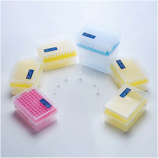 Наконечники до 10 мкл, стерильные, с фильтром, длина 45,8 мм, удлиненные, бесцветные, 96 шт./штатив, 50 штат./уп., Biologix, Китай