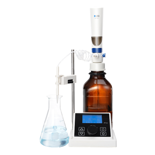 Бюретка полуавтоматическая цифровая, объём бюретки 10 мл, dFlow, DLab, Китай